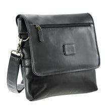 Load image into Gallery viewer, DayTrekr Leather Slim Crossbody Messenger
