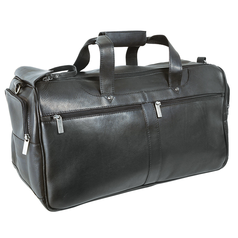 DayTrekr Leather Speed-Zip Carry-On Duffel Bag