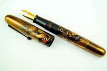 Load image into Gallery viewer, The fountain pen with the cap next to it.
