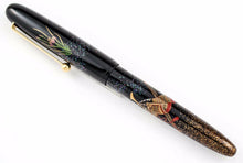 Load image into Gallery viewer, Side view of the fountain pen with the cap on.
