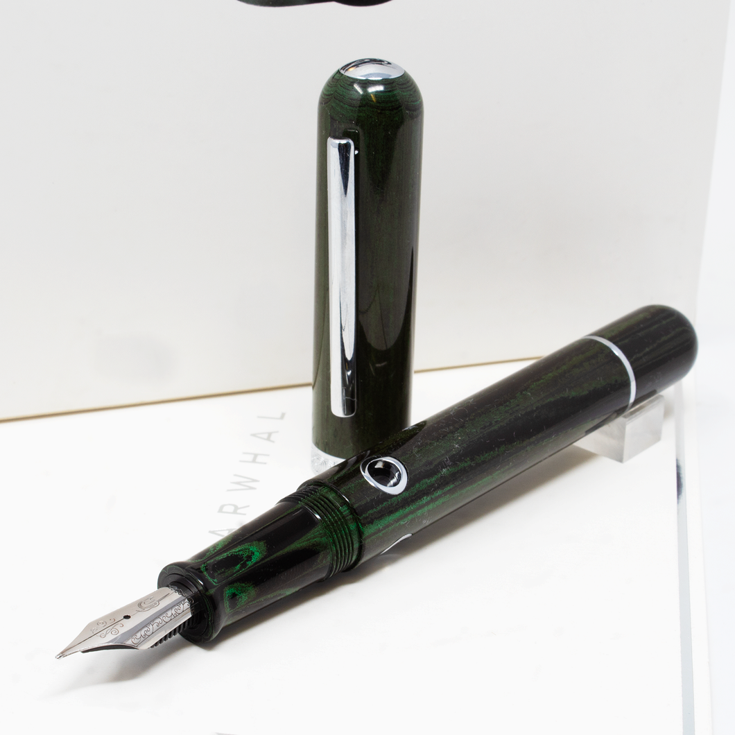 Narwhal Nautilus Series Fountain Pen in Chelonia Green