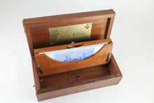 Load image into Gallery viewer, Interior view of the presentation box's compartment for pamphlets. 
