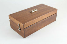 Load image into Gallery viewer, Angled view of the wooden presentation box. 
