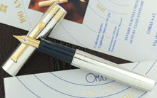 Load image into Gallery viewer, The fountain pen arranged with the cap and included documents.
