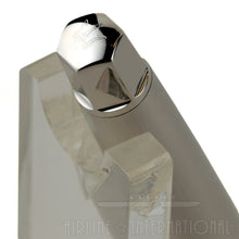 Load image into Gallery viewer, Angled close up to the bottom of the pen with engraved Maserati logo. 
