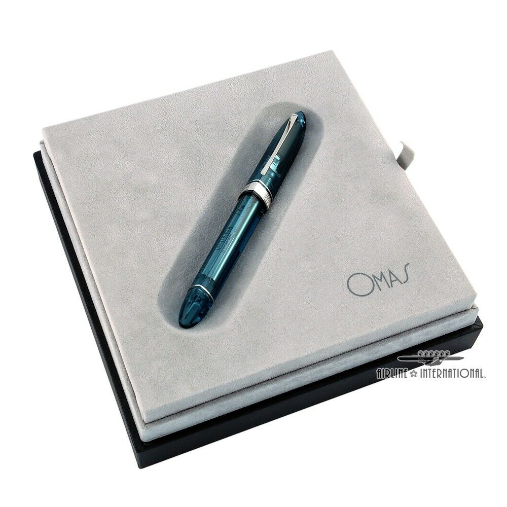 Omas 360 Vintage Turquoise Demonstrator Limited Edition Rollerball Pen #19/96