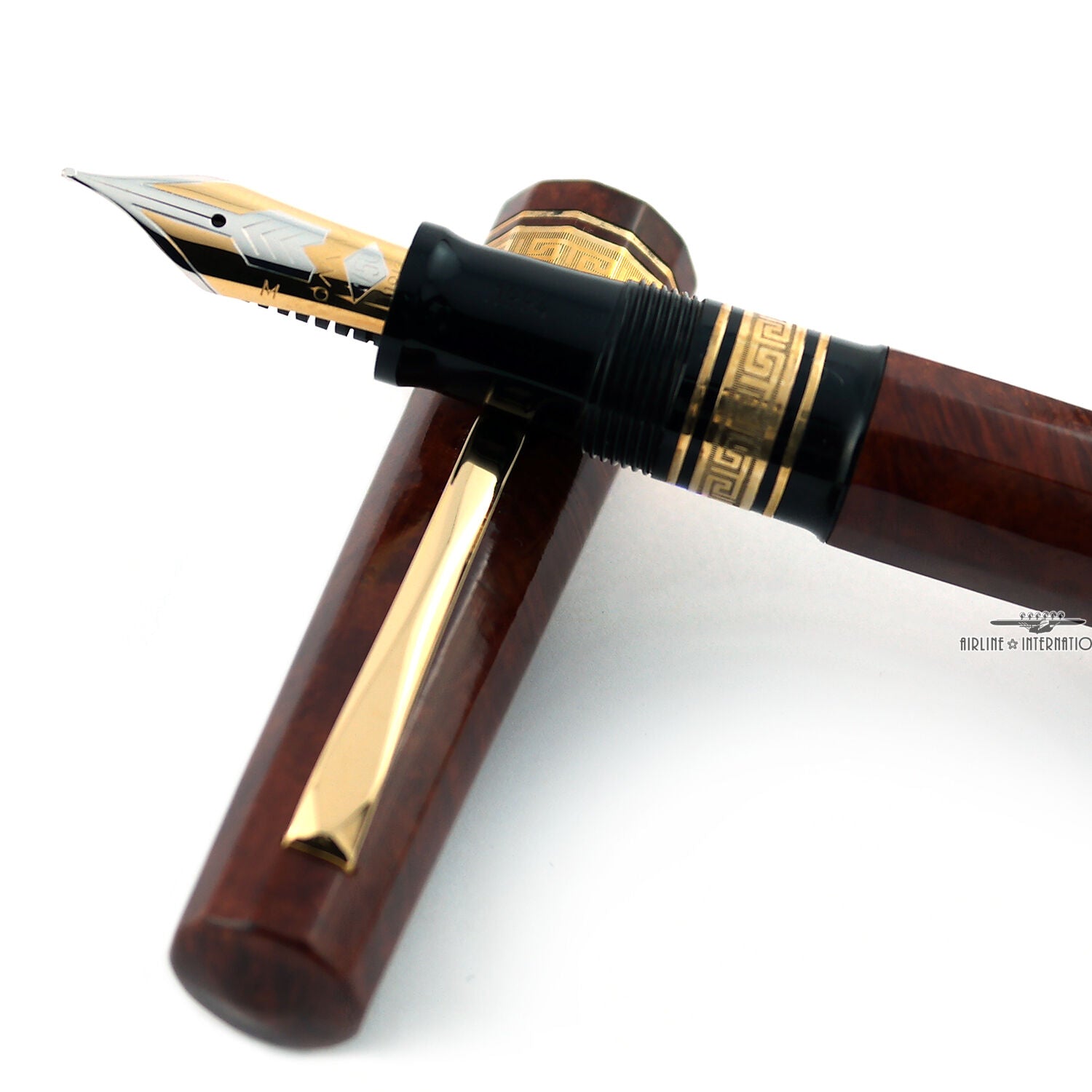 (ライカ様)オマス(OMAS) ColomboⅡ 新品未使用＋インク瓶 中古)OMAS オマス 万年筆 リミテッドエディション T2