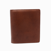 Load image into Gallery viewer, Front view of the brandy wallet. 

