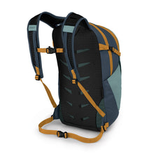 Load image into Gallery viewer, Angled back panel view of the oasis dream green 
