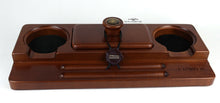 Load image into Gallery viewer, Front view of the wooden desk set.
