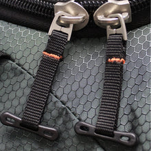 Load image into Gallery viewer, Close up to the zipper pulls
