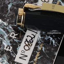 Load image into Gallery viewer, Close up to the fountain pen cap with engraved edition number 0862
