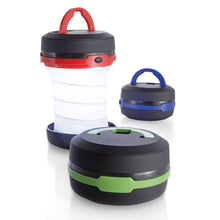 Load image into Gallery viewer, The red, blue and green pop-up lanterns arranged on a  white background. 
