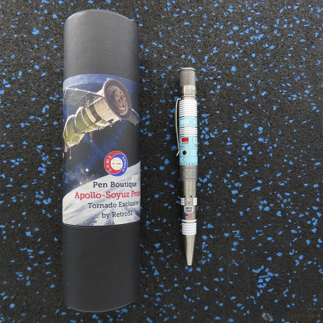 Retro 51 Tornado LE Apollo-Soyuz Project Rollerball Pen - Pen Boutique Exclusive