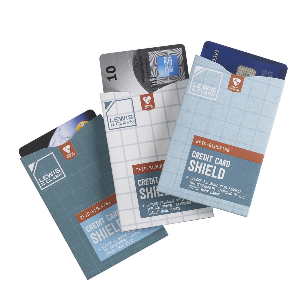 RFID-Blocking Credit Card Shields - 3Pack