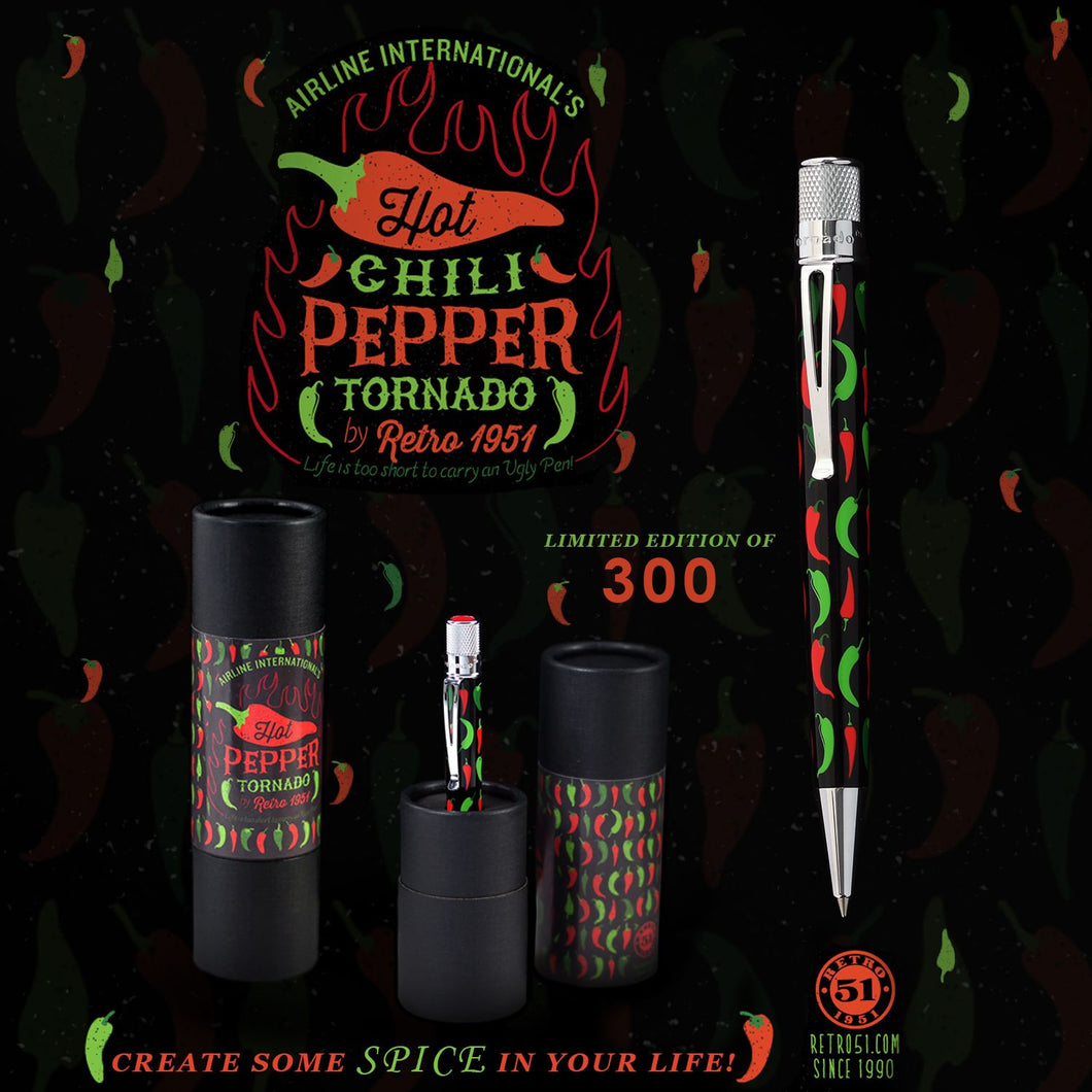 Airline International's Retro 51 Hot Chili Pepper Exclusive Rollerball Pen