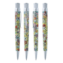 Load image into Gallery viewer, Front, back, and side views  of the pen on a white background. 
