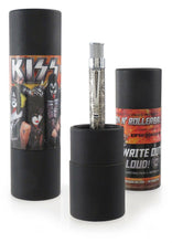 Load image into Gallery viewer, Front view of the pen arranged with two matching gift tubes.

