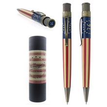 Load image into Gallery viewer, Retro 51 Vintage Metalsmith Bennington Flag Rollerball Pen with Matching Tube
