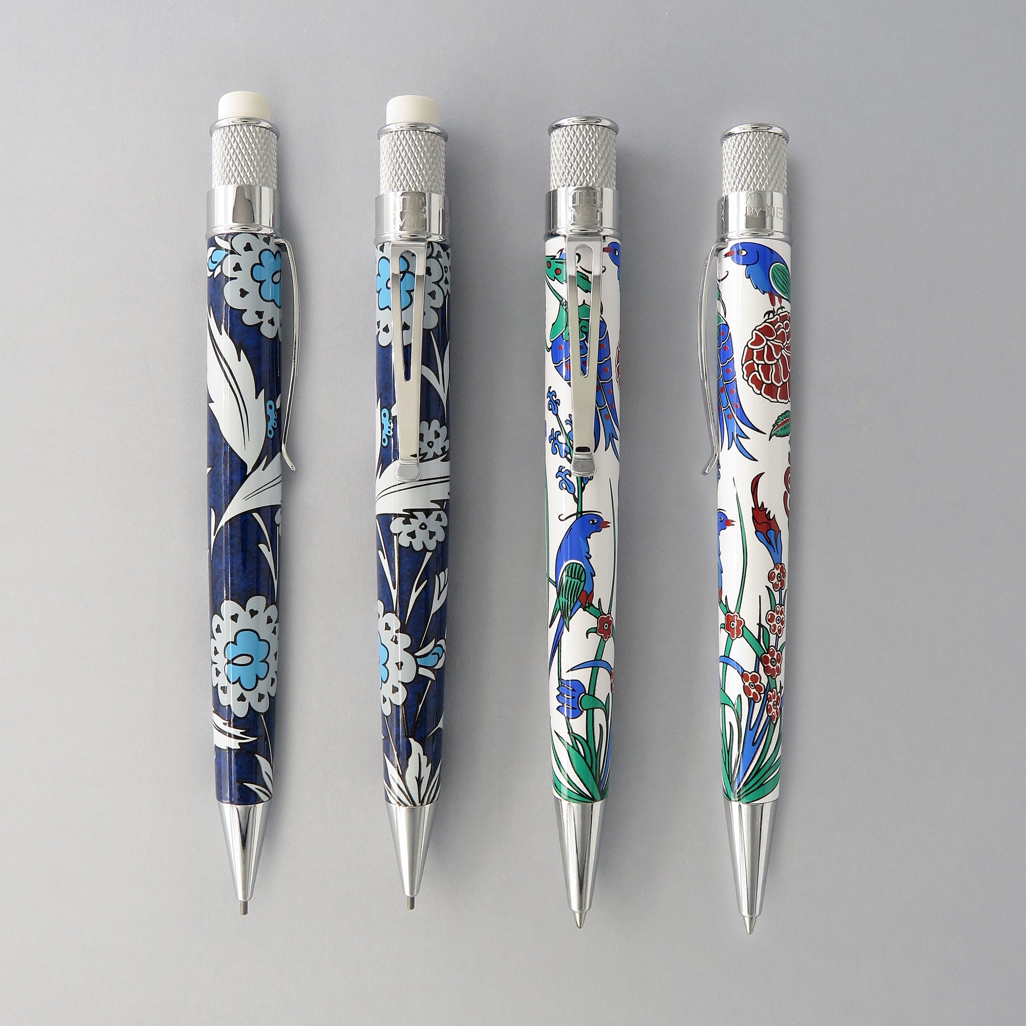 Retro 51 Tiffany Favrile Parrots & Dogwood - Pen and Pencil Set