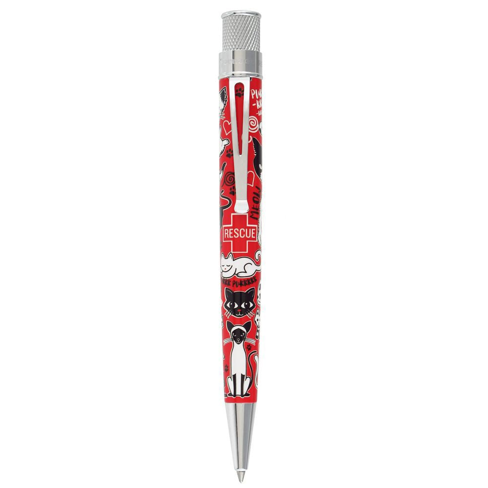 Retro 51 Cat Rescue Ballpoint Pen