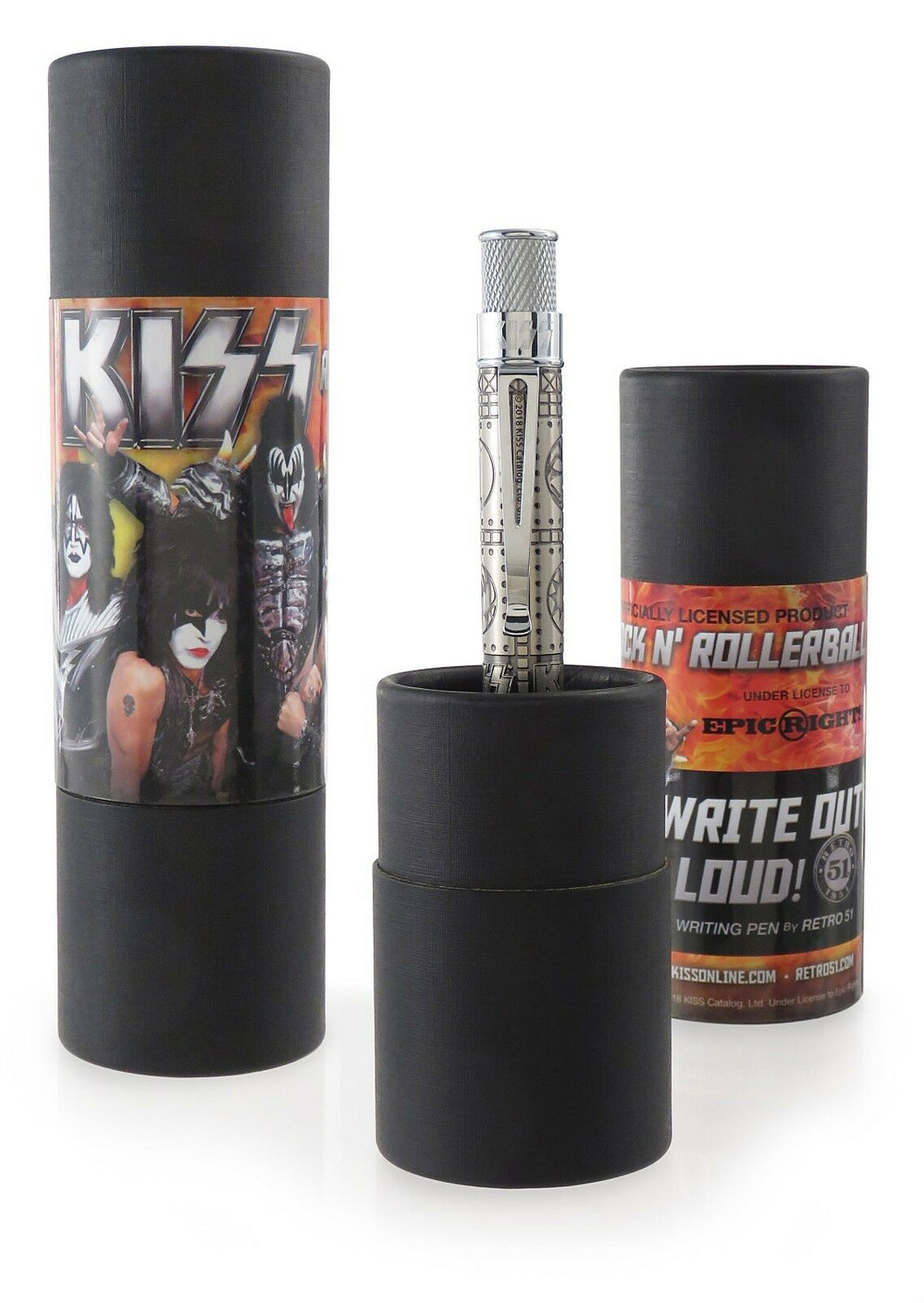 Retro 51 Limited Edition Tornado KISS Heavy Metal Rollerball Pen