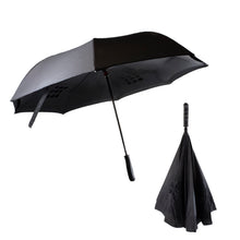 Load image into Gallery viewer, Reverse Windproof Umbrella, Black
