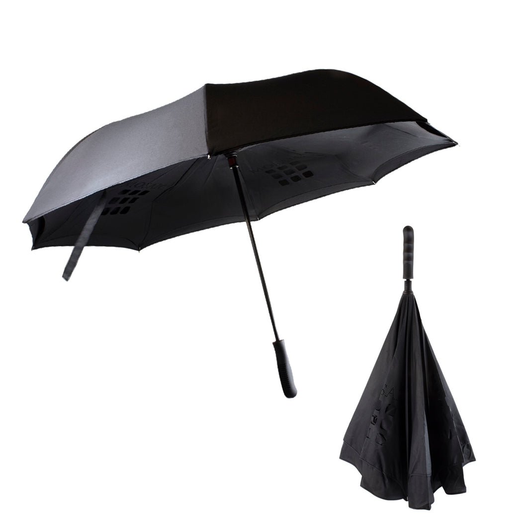 Reverse Windproof Umbrella, Black