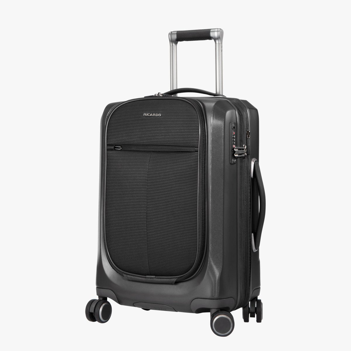 Ricardo Beverly Hills Cupertino Carry-On Spinner Luggage w/Built-In USB  Charging Capability