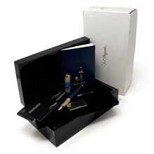 Load image into Gallery viewer, S.T. Dupont Monet Blue and Gold Fountain Pen Limited Edition
