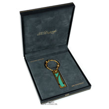Load image into Gallery viewer, S.T. Dupont Art Nouveau Limited Edition Green Key Chain
