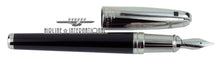 Load image into Gallery viewer, S.T. Dupont Napoleon Platinum Plated Limited Edition Fountain Pen, Uncapped
