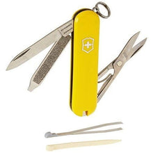 Load image into Gallery viewer, SWISS ARMY CLASSIC SD KNIFE - IN YELLOW
