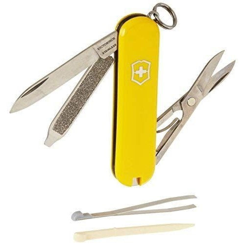 SWISS ARMY CLASSIC SD KNIFE - IN YELLOW