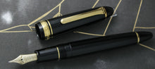 Load image into Gallery viewer, Sailor 1911 with Gold Trim and Nagahara Cross Point Nib, Uncapped
