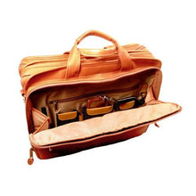 Load image into Gallery viewer, Santa Fe Expandable Laptop Brief Interior in Tan
