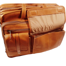 Load image into Gallery viewer, Front Angled View in Tan, Open Front Pouch
