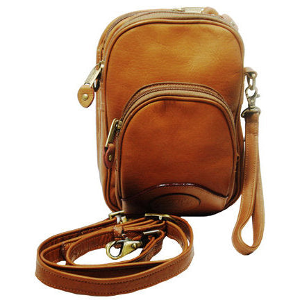 Front View in Tan with Strap