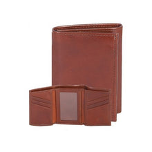 Load image into Gallery viewer, Scully Italian Leather Trifold Wallet, Unfolded Interior

