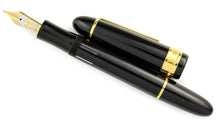 Load image into Gallery viewer, Senator President Black &amp; Gold Fountain Pen - 18k B Nib - NOS (W.GERMANY)
