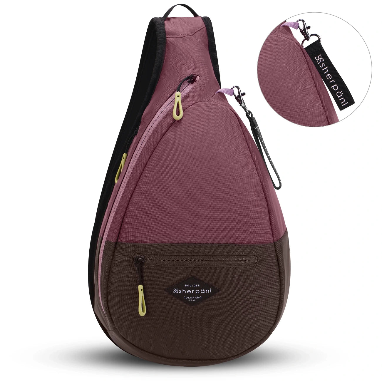 Sherpani Esprit Shoulder Sling Bag Rosewood Airline International Airline Intl