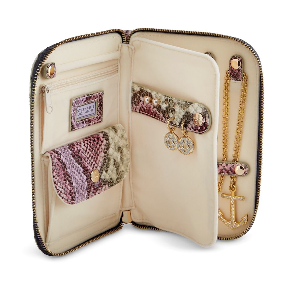 Stephanie Johnson Julianna Zip Jewelry Case Airline