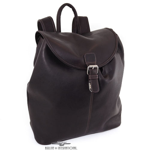Front angled view of the backpack. 