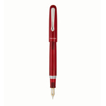 Load image into Gallery viewer, TACCIA Spectrum Fountain Pen in Merlot Red, Posted
