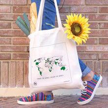 Load image into Gallery viewer, TROUVAILLE INTERACTIVE ACCESSORIES - WORLD TOTE + TEXTILE PEN
