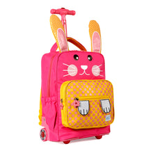 Load image into Gallery viewer, TWISE NY SIDE KICK COLLECTION - ROLLING BACKPACK in Pink Bunny
