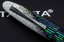 Load image into Gallery viewer, Taccia Empress Winters Breath Limited Edition Fountain Pen, Clip Close-Up

