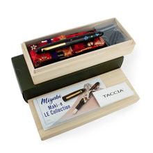 Load image into Gallery viewer, Cardboard Box, Presentation Box, Documents, Pen Sleeve, Pen, and Ink Cartridges
