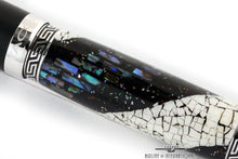 Load image into Gallery viewer, TACCIA Limited Edition Snowy Dreams Maki-e Raden Rollerball Pen, Body Close-Up
