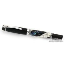 Load image into Gallery viewer, TACCIA Limited Edition Snowy Dreams Maki-e Raden Rollerball Pen, Capped
